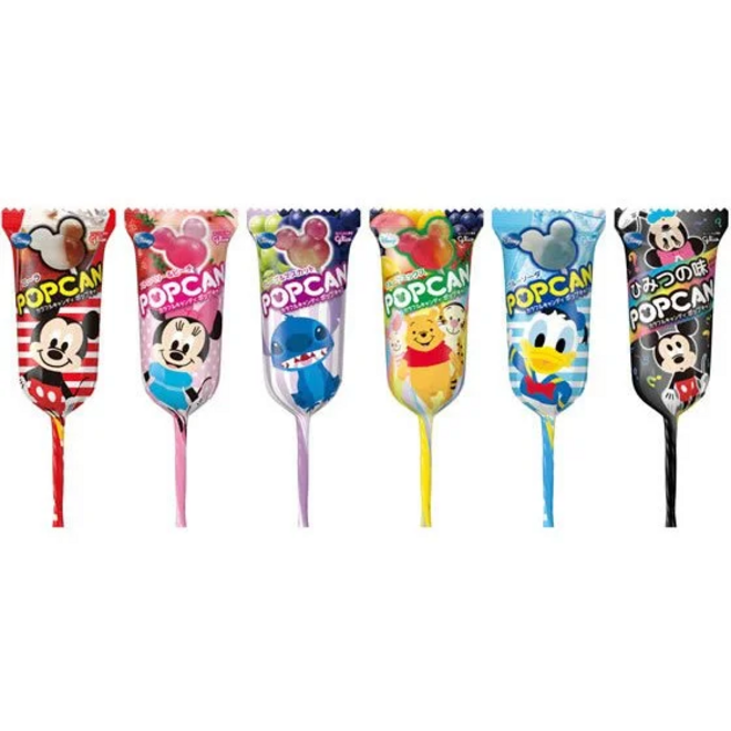 Glico Popcan Disney Fruit Lollipop (30pcs)