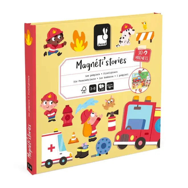 MAGNETI'STORIES - FIREFIGHTERS - 30 PIECES