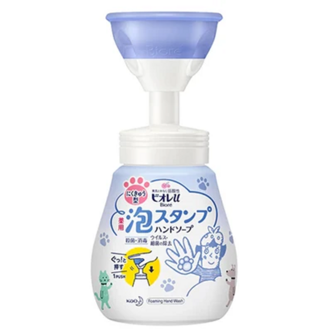 Kao Biore U Foam Stamp Hand Soap Paw Design 240mL
