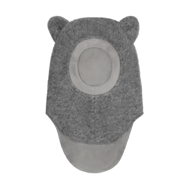 BALACLAVA EARS WOOL Grey Melange