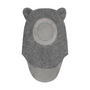 BALACLAVA EARS WOOL Grey Melange