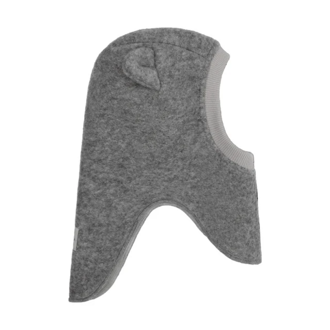 BALACLAVA EARS WOOL Grey Melange