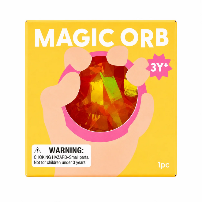 MAGIC ORB SQUISH BALL-ORANGE