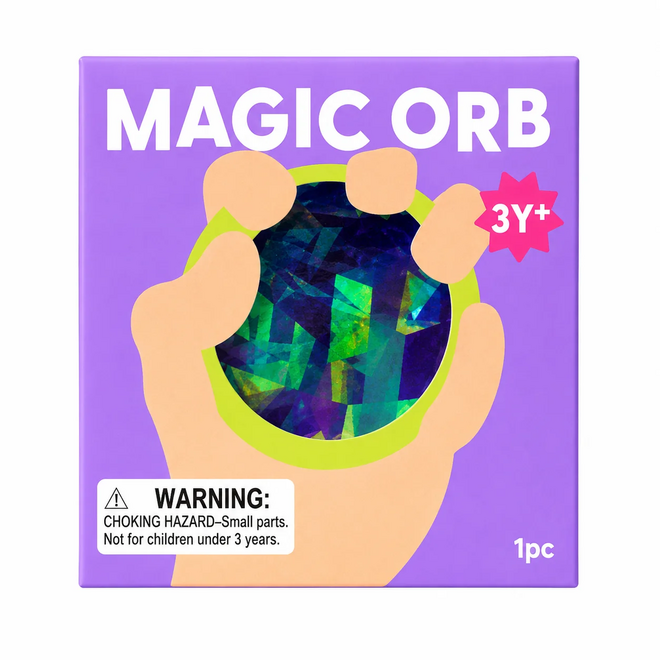 MAGIC ORB SQUISH BALL-PURPLE