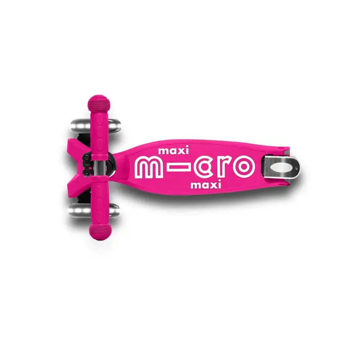 Micro Maxi Foldable LED Scooter Pink