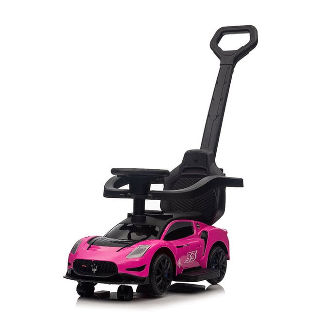 Lamborghini SIAN Push Pedal Ride On Car Baby Walker with Music and Lights, Licensed Pink