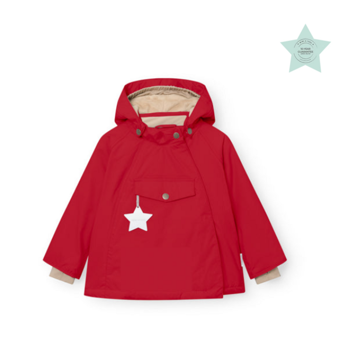 MATWANG fleece lined winter jacket. GRS Chili pepper