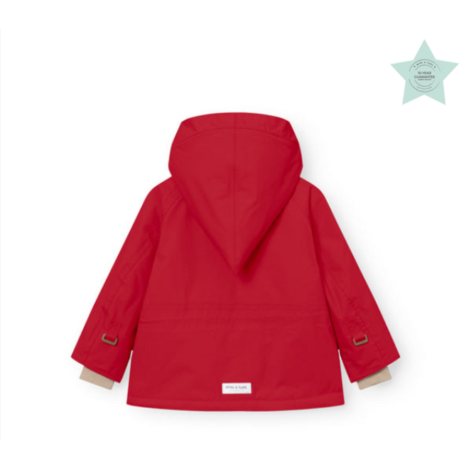 MATWANG fleece lined winter jacket. GRS Chili pepper
