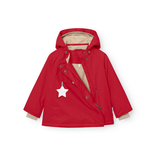 MATWANG fleece lined winter jacket. GRS Chili pepper