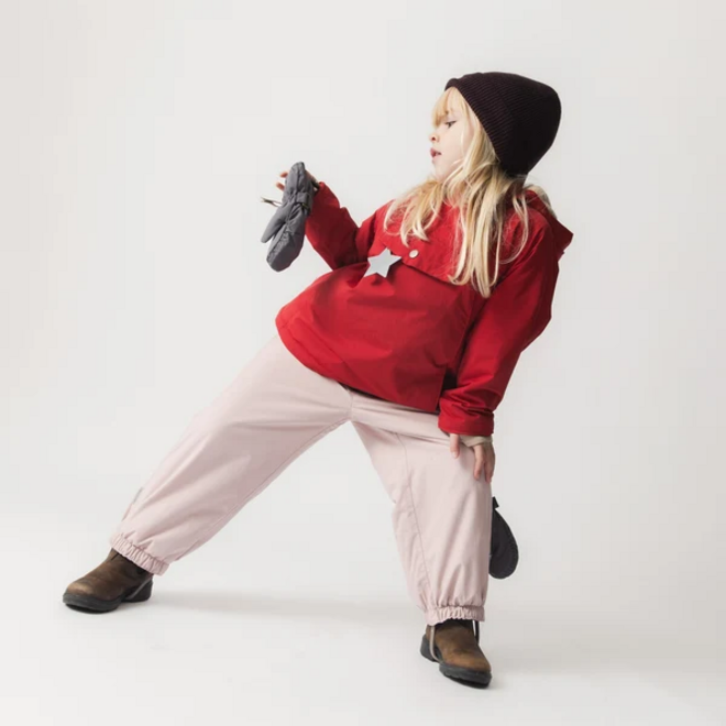 MATWANG fleece lined winter jacket. GRS Chili pepper