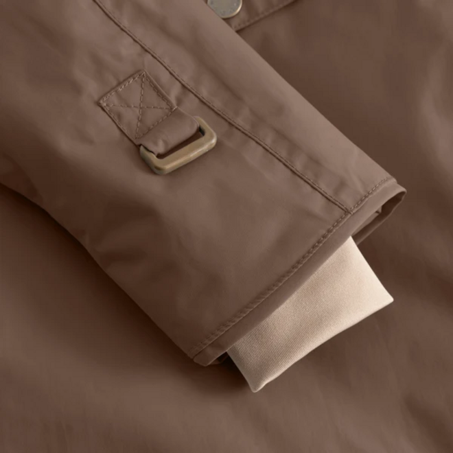 MATWANG fleece lined winter jacket Chestnut brown