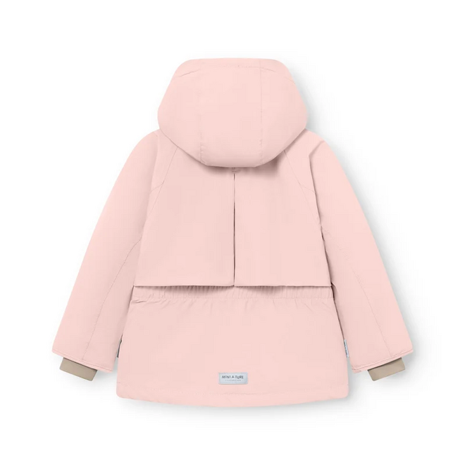 MATALGEANA fleece lined winter jacket. GRS Adobe rose