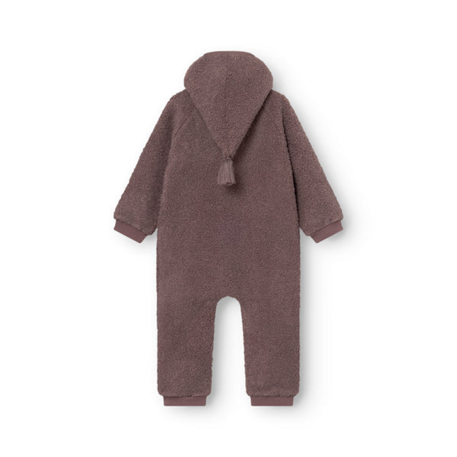 MATADEL teddyfleece jumpsuit Peppercorn plum