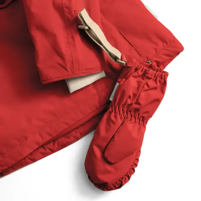 MATCESAR fleece lined mittens Chili pepper