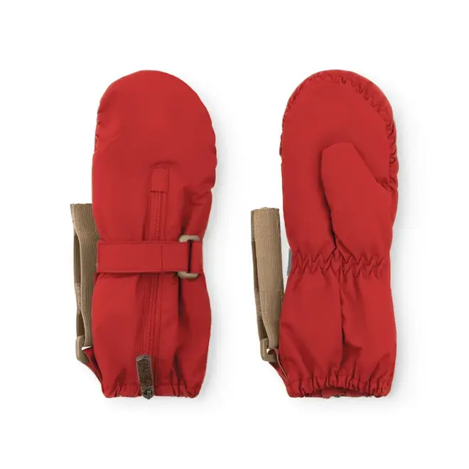 MATCESAR fleece lined mittens Chili pepper