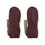 MATCESAR fleece lined mittens Fudge aubergine