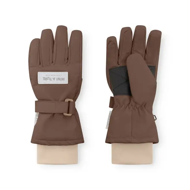 MATCELIO gloves Chestnut brown