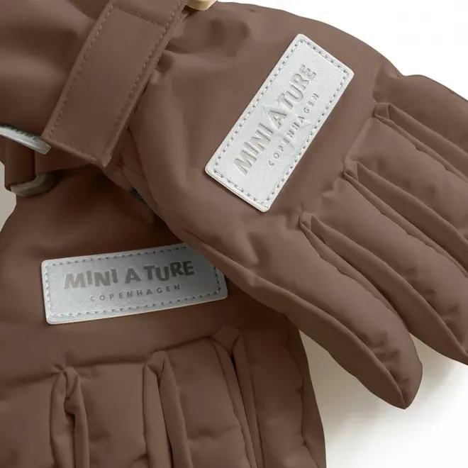 MATCELIO gloves Chestnut brown