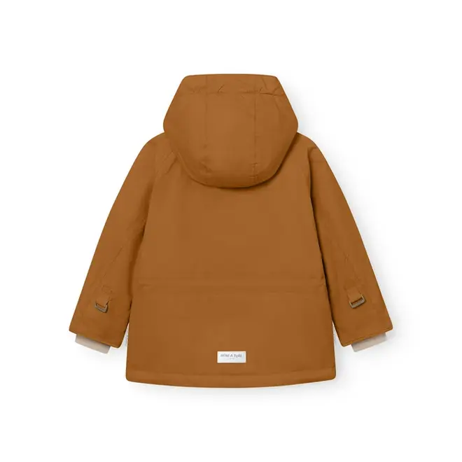 MATWALLY fleece lined winter jacket Brown sugar