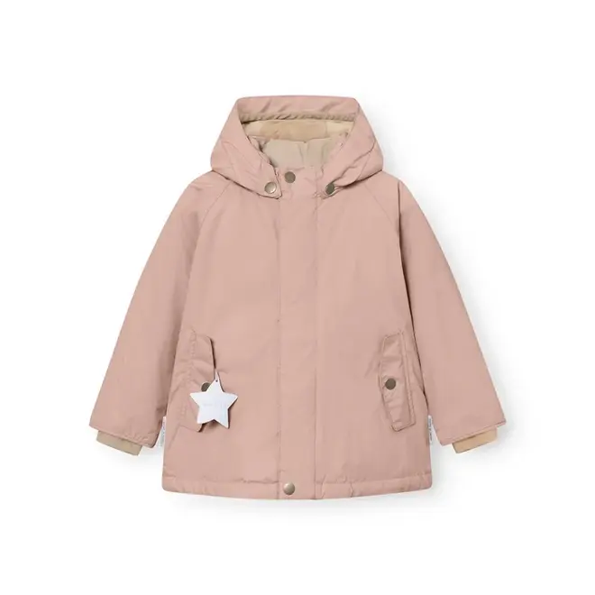 MATWALLY fleece lined winter jacket Adobe rose