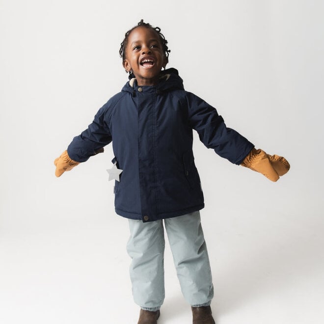 MATWALLY fleece lined winter jacket Outer space
