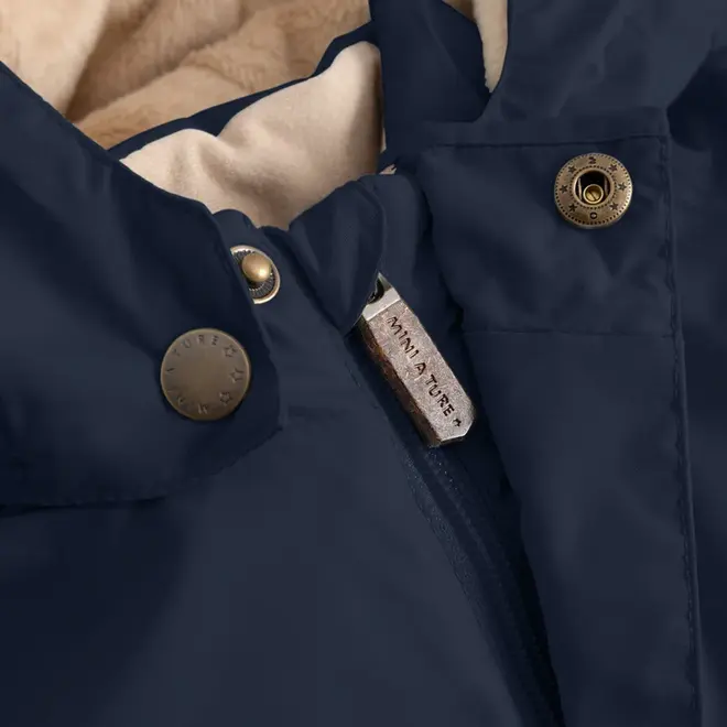 MATWALLY fleece lined winter jacket Outer space