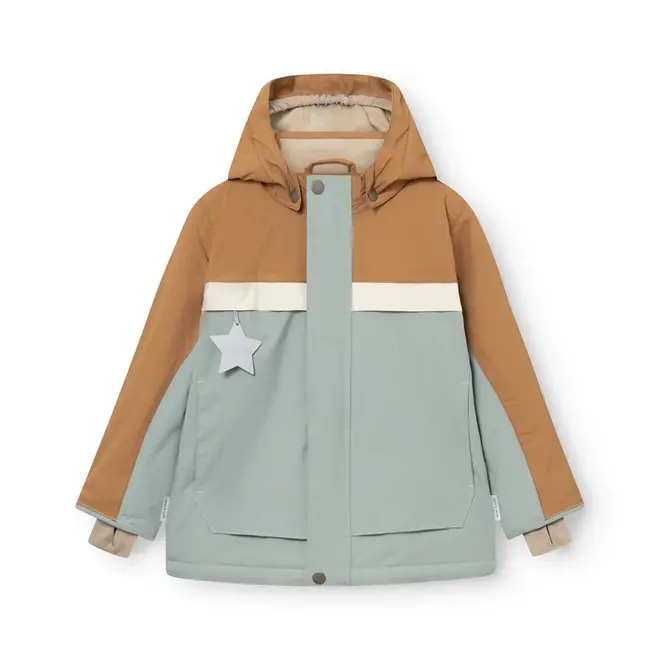 MATWALDO fleece lined winter jacket Slate gray - Brow