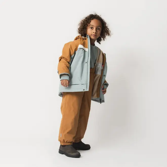 MATWALDO fleece lined winter jacket Slate gray - Brow