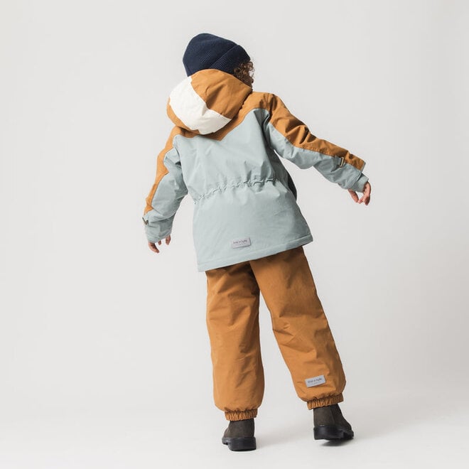 MATWALDO fleece lined winter jacket Slate gray - Brow
