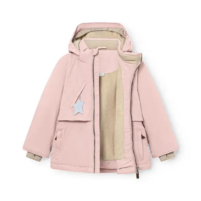 MATALGEANA fleece lined winter jacket Adobe rose