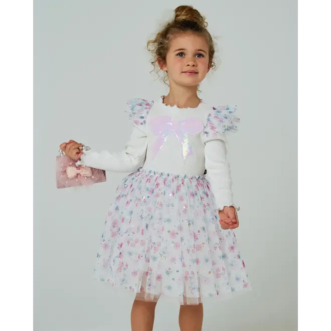 Petite Hailey Raina Flower Tutu White