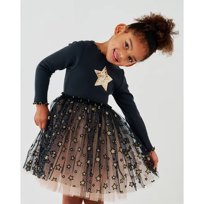 Petite Hailey Kiera Star Tutu Navy