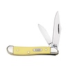 Case & Sons Cutlery Co. Case Cutlery Peanut Yellow Delrin Handle, Carbon Steel