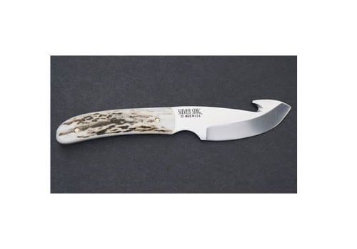 Silver Stag SilverStag, Gut Slab, Antler Handle, D2 Steel