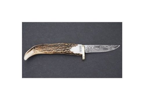 Silver Stag Silver Stag Gamer, Antler Point Handle, Damascus Steel