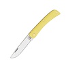 Case & Sons Cutlery Co. Case Cutlery Sod Buster Jr, with carbon steel (CV) blade and yellow delrin handle