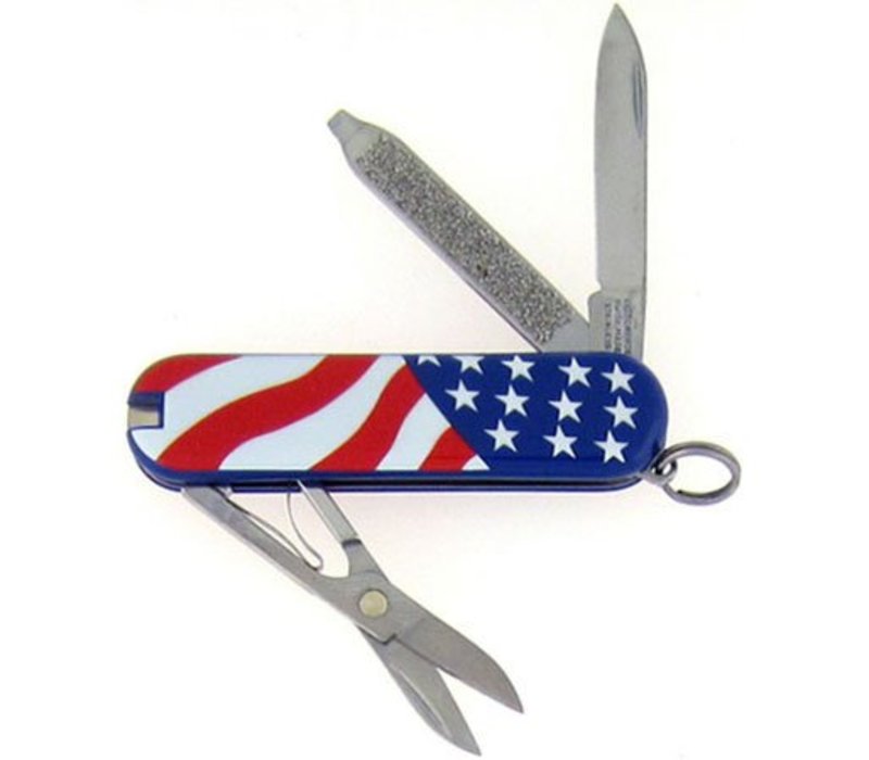Victorinox, Swiss Army Classic SD - American Flag, 7 Functions