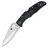 Spyderco Knives Spyderco Endura 4, black with fiberglass re-enforced nylon (FRN) lightweight handle, VG10 stainless blade