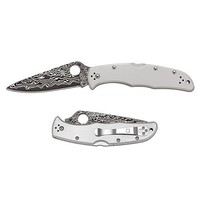 Spyderco Endura 4 Titanium Damascus