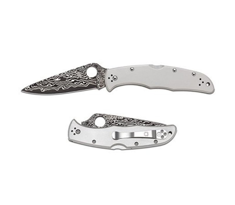 Spyderco Endura 4 Titanium Damascus