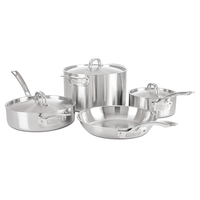 Viking Professional 5ply 18/10 Stainless 7pc Cookware Set- Satin Finish