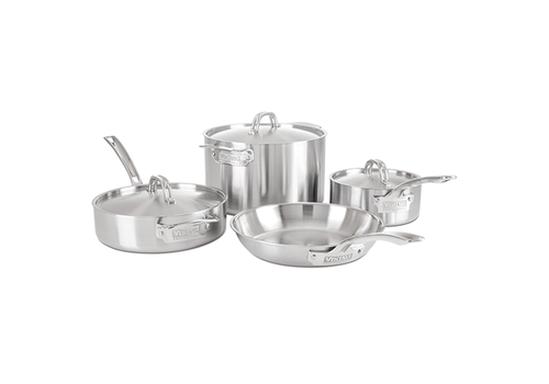 Clipper Corp/Viking Viking Professional 5ply 18/10 Stainless 7pc Cookware Set- Satin Finish