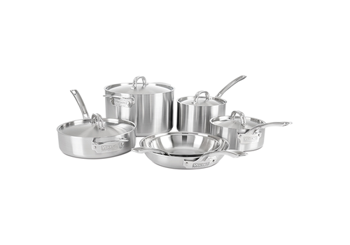 Clipper Corp/Viking Viking Professional 5-Ply 18/10 Stainless 10 Piece Cookware Set