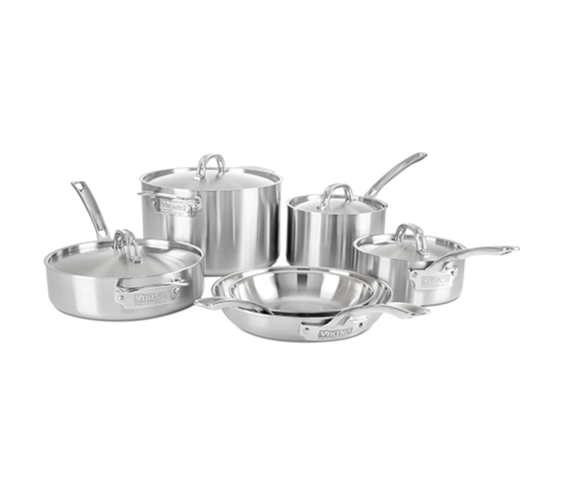 Viking Professional 5-Ply 18/10 Stainless 10 Piece Cookware Set