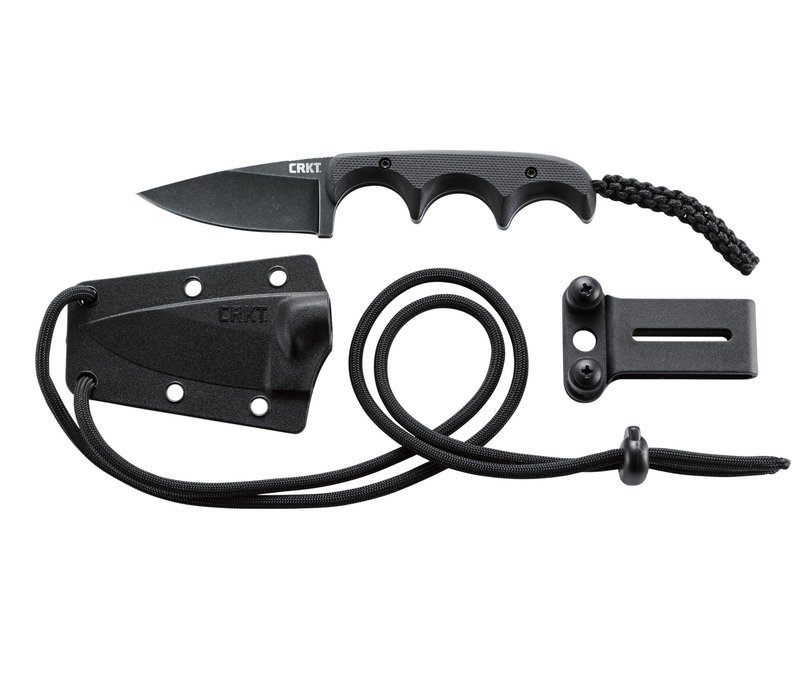 CRKT Minimalist Drop Point, Black G10, 5Cr15MoV