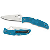 Spyderco Knives Spyderco Endura 4 Blue FRN Lightweight Handle, Plain Edge VG10