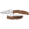 Spyderco Knives C10FPBN--Spyderco, Endura 4 w/ Brown FRN Handle and VG-10 Stainless Blade