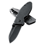 CRKT Squid Black Stonewashed  D2 Steel