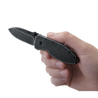 CRKT Squid Black Stonewashed  D2 Steel