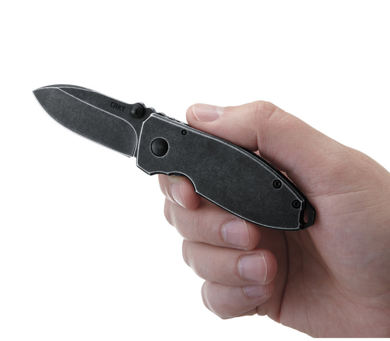 CRKT Squid Black Stonewashed  D2 Steel